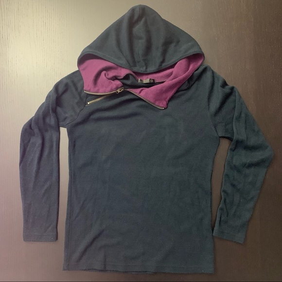 Unique Dark blue hoodie size M - Picture 2 of 3